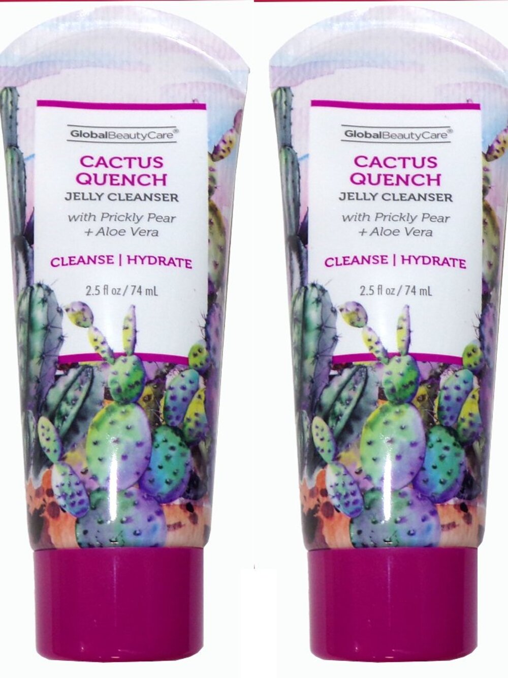Global Beauty Care Cactus Quench Jelly Cleanser with Prickly Pear & Aloe Vera, 2